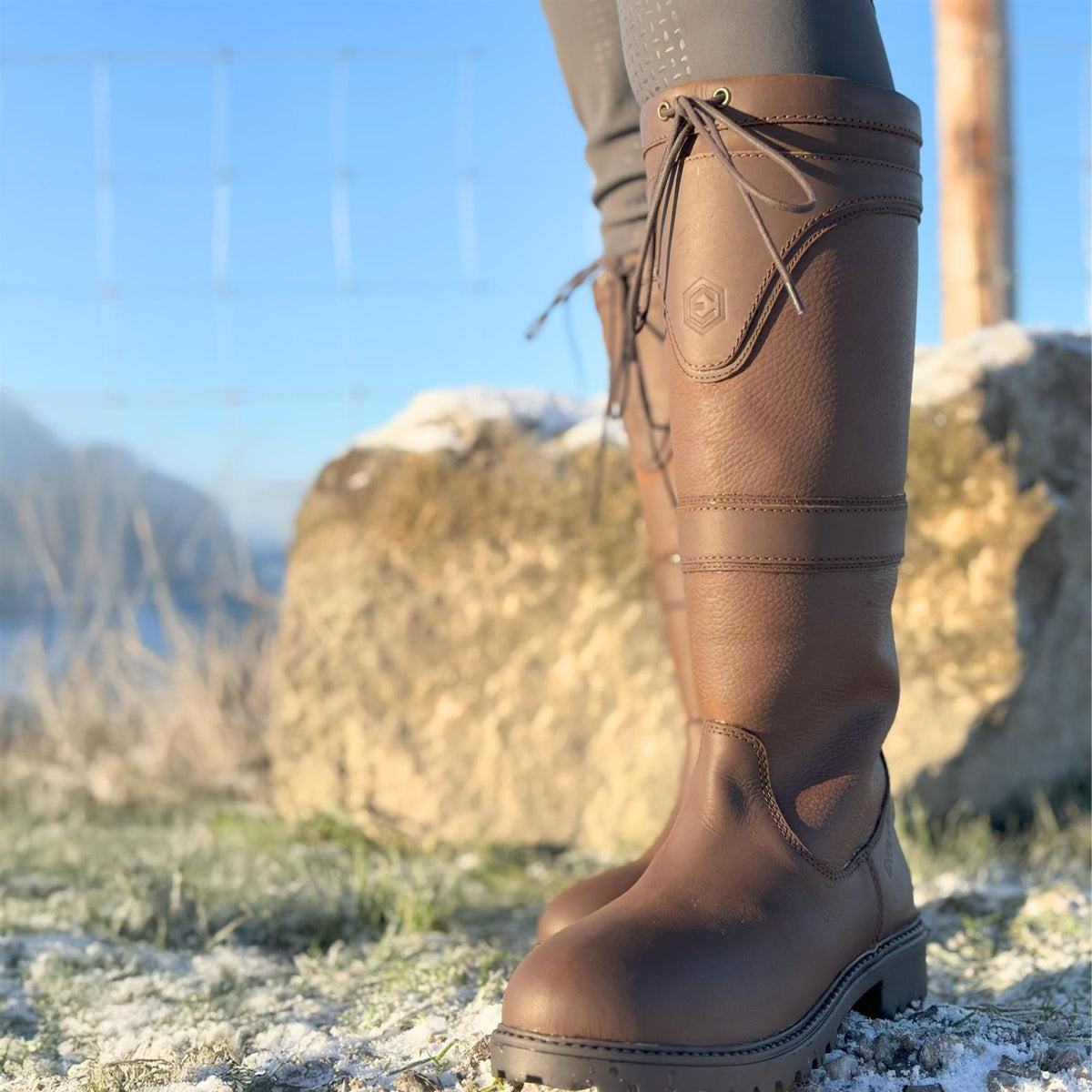 Hera Waterproof Leather Country Boots