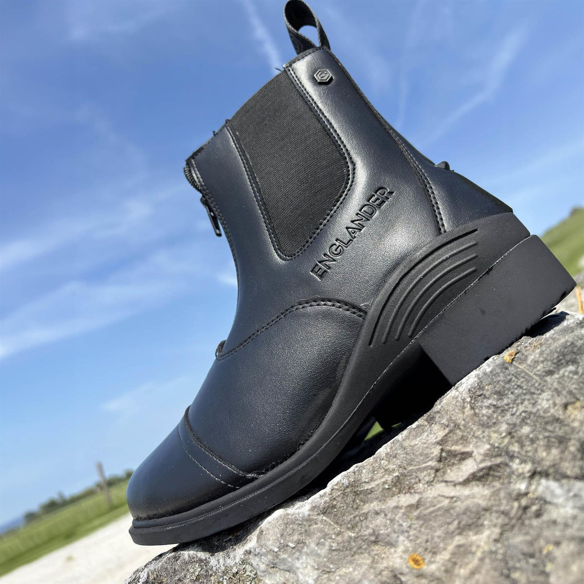 Gaia Zipped Jodhpur Boots