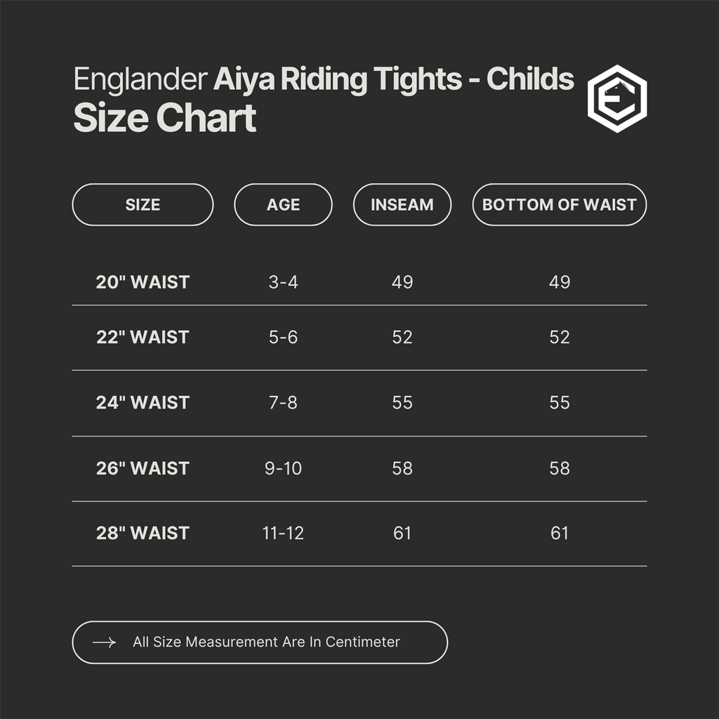 Aiya Children's Riding Tights (Plain)