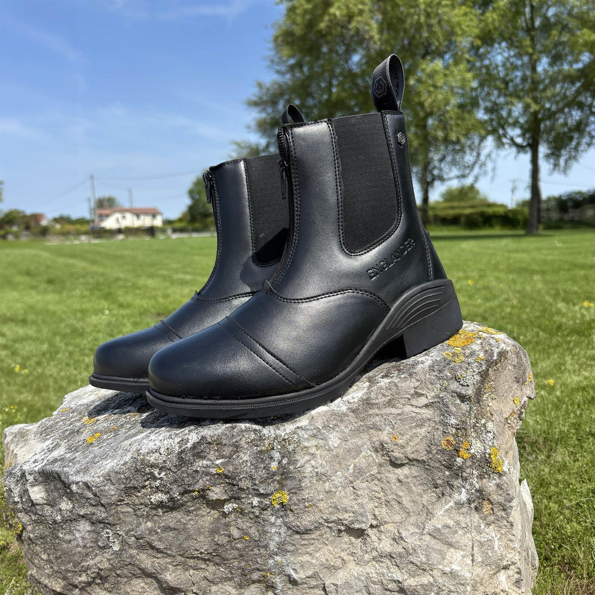 Gaia Zipped Jodhpur Boots